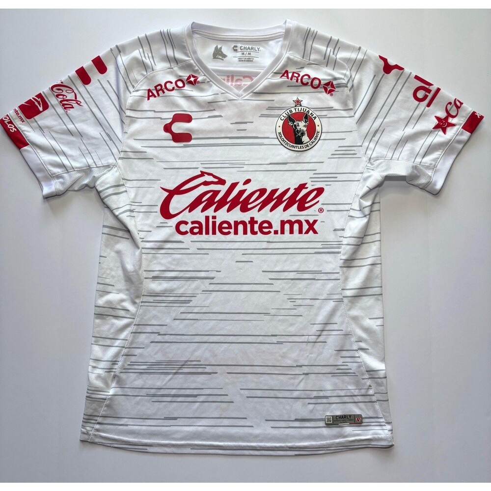 CHARLY Club Tijuana Xolos Men's Soccer Jersey Sleeve M White